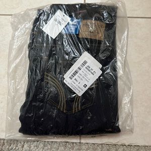 HIGH-RISE DARK WASH JEAN LEGGINGS size 0 regular